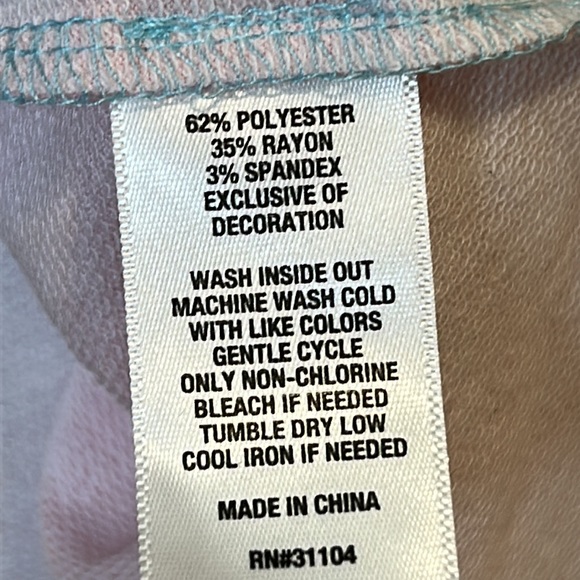 Crown & Ivy Womens tie-dye stretch tunic length top blouse oversized 3X PLUS - Picture 7 of 9